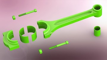 SS SOLIDWORKS TUTORIAL @2 - CONNECTING ROD ASSEMBLY - FINAL
