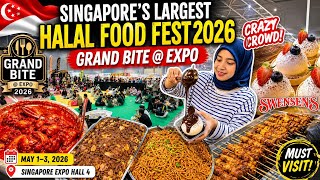 Singapore’s Largest Halal Food Fest 2026 🇸🇬 | Grand Bite @ Expo 4K Walking Tour 