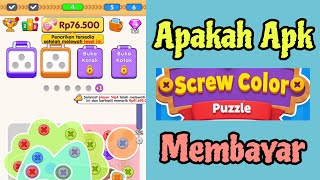 Review Jujur Aplikasi Screw Color Puzzle! Apakah Screw Color Puzzle itu Penghasil Uang? screenshot 3