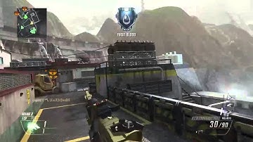 First Blood Combat Axe Across the Map on Hydro (omg its gary c)(Black Ops 2)