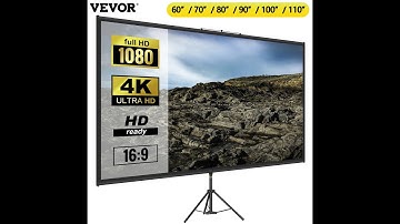 VEVOR Tripod Projector Screen