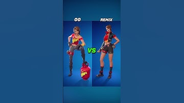 Fortnite Chapter 2 OG vs Remix Skins.. #shorts #fortnite