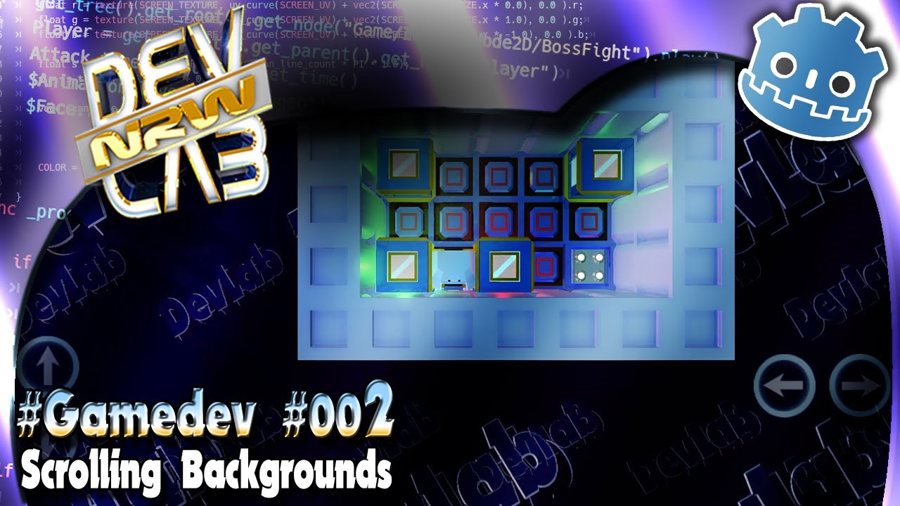 DevLab Game #Gamedev #002 - Scrolling Backgrounds - YouTube