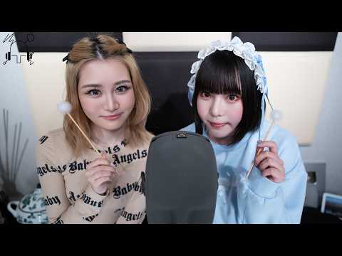 【ちひろ & Raia】２人でいろんな耳かきを試してみたよ💖【ASMR / 4K】
