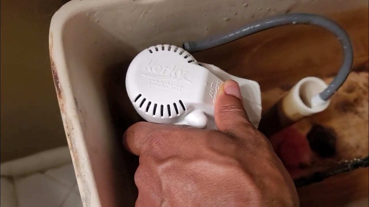 how to fix Korky Anti Siphon that keeps on running the water in your toilet tank. YouTube