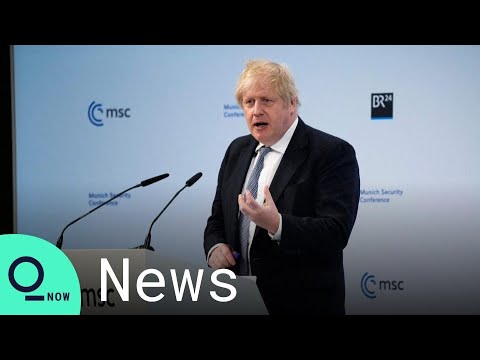 Boris Johnson Gives Strongly Worded Speech on Ukraine Crisis