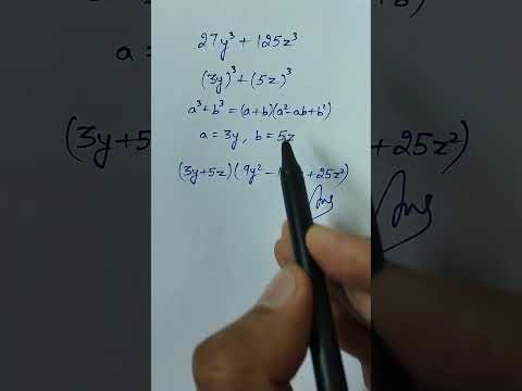 Factorise 27y³+125z³