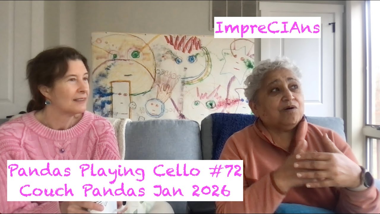 ImpreCIAns -- Pandas Playing Cello #72, New Year's Special Couch Pandas