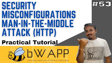 man-in-the-middle attack (http) bwapp || bwapp tutorial || Cyber World Hindi