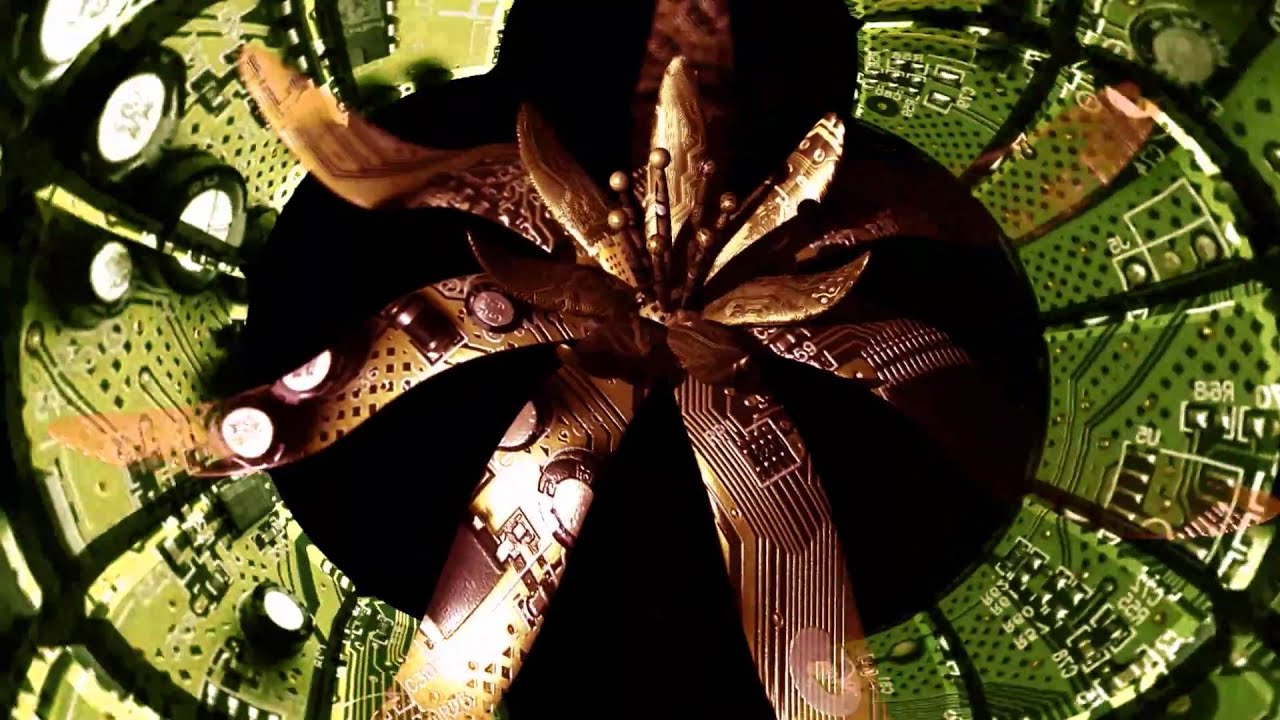 AV3 HD VJ LOOPS - Electronic Flower 2