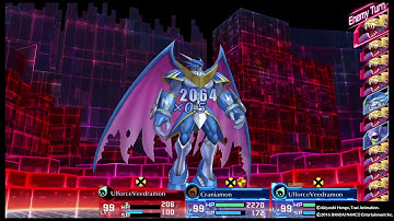 Digimon Story Cyber Sleuth - Lucemon boss battle (Hard Mode)