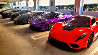 I Found Hypercar Heaven In Miami Venom F5  Lamborghini Sian  Bugatti Chiron Pur Sport