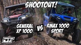SXS SHOOTOUT!! Yamaha RMAX 1000 Sport vs Polaris General XP 1000