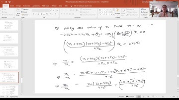 Communication Networks and Transmission Lines
