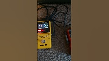 My first loop with NUX Loop Core Stereo Looper Pedal. #guitar #nux