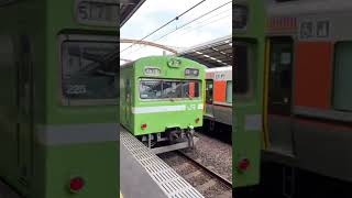 JR奈良線　103系　廃車回送　JR Nara Line 103 series scrapped train forwarding