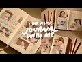 JOURNAL WITH ME // 7 spreads 🍃☕️ 1hr ASMR