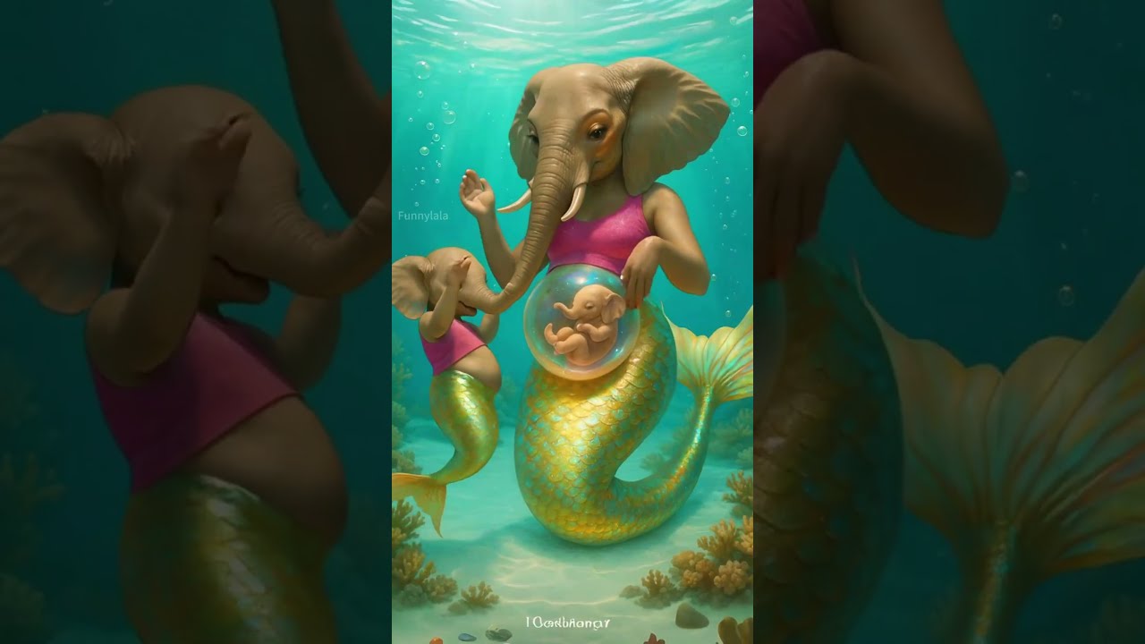 MERMAID BRAINROT Tralalerotralala Funny Shorts