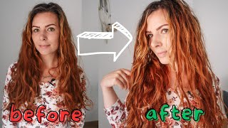 How to Refresh Wavy Hair using the Spot Refresh Method // How to salvage your hair after washday