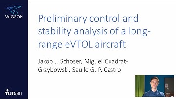 AIAA SciTech 2022 - Preliminary control and stability analysis of a long-range eVTOL aircraft