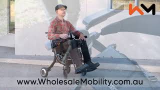EVO  An electric Rollator that converts into an electric wheelchair or push assist wheelchair