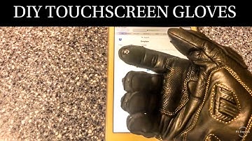 DIY Touchscreen Gloves - Make Any Gloves Work With Your Touch Screen For About $10!!