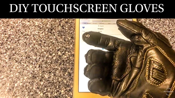 DIY Touchscreen Gloves - Make Any Gloves Work With Your Touch Screen For About $10!!