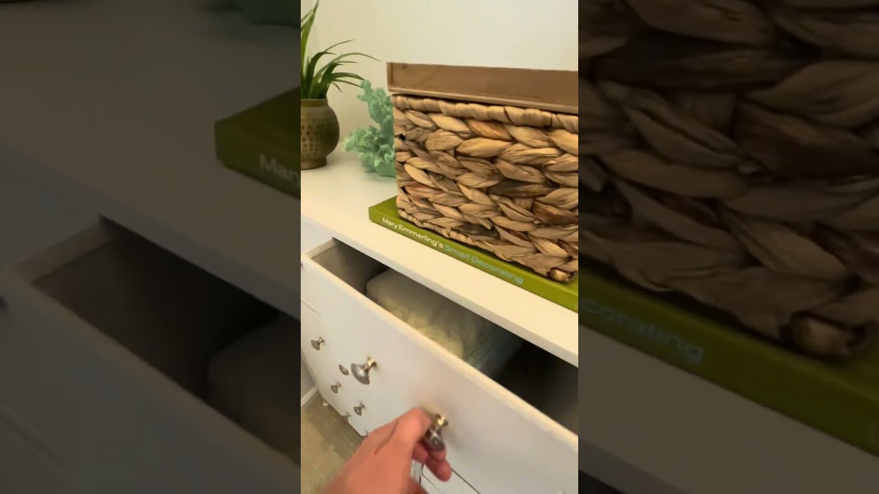 Transforming my daughter's room with a viral dresser find! love the easy-pull drawers & ne