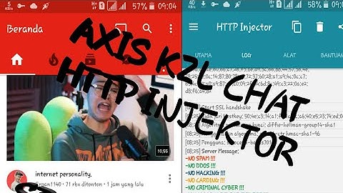 Merubah paket axis kzl chat menggunakan http injektor