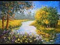 Impasto Landscape - Oil Pastel Painting Lesson