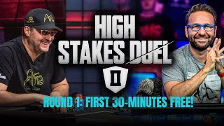 High Stakes Duel II | Round 1 | Phil Hellmuth vs Daniel Negreanu screenshot 3