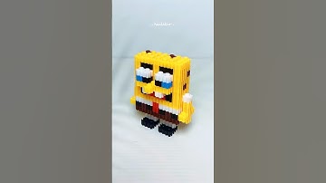 Nano Blocks Mini 61194 “Spongebob Squarepants”| #Bricks #Lego #Blocks #nanoblock #bikinibottom