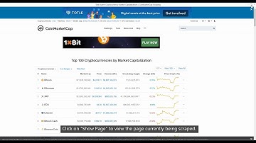 CoinMarketCap Scraper - How to Scrape Data from CoinMarketCap - No Programming Needed - ScrapeStorm