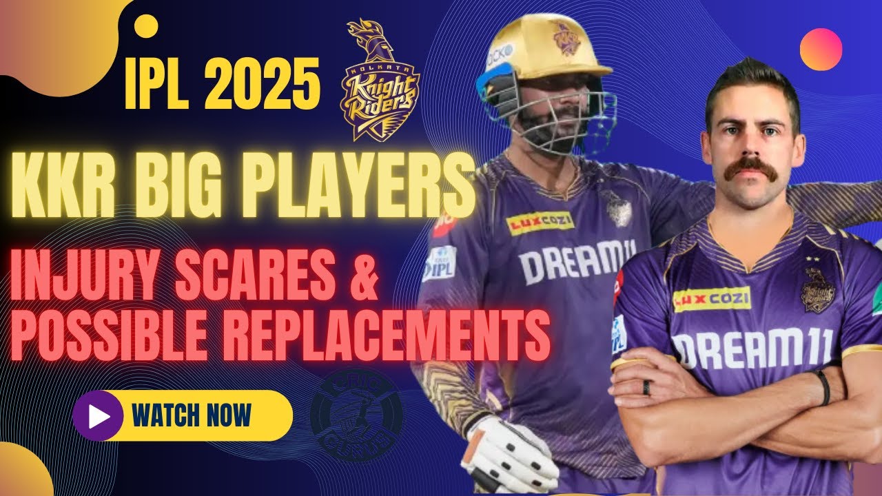 KKR Injury Crisis: Venkatesh Iyer & Nortje's Setback – Impact, Updates & Possible Replacements
