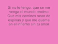 Banda MS - Si no te tengo. (Con Letra)