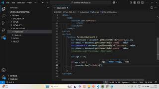 JavaScript form validation - Part 1