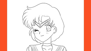 How To Draw Sailor Mercury (Sailor Moon)