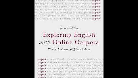 1 Introduction to Corpus Linguistics (Chinese version)