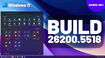 Windows 11 build 26200.5518: NEW Start Menu, Drag Tray, Taskbar small icons, AI changes (Dev)