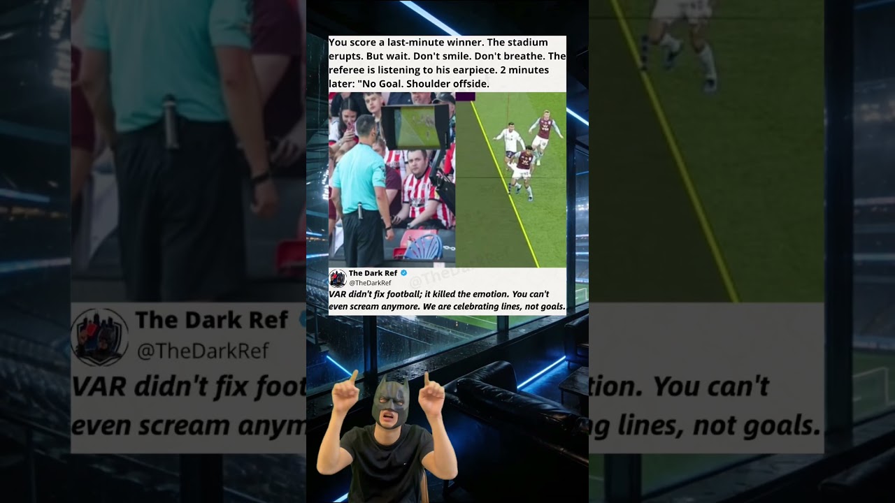VAR officially killed the joy of football 🤡