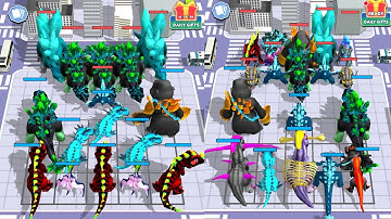 Merge Kog Godzilla vs Dinosaur 🦖, Merge Master Monster Battle, Dino Evolution Battle