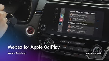 Webex for CarPlay