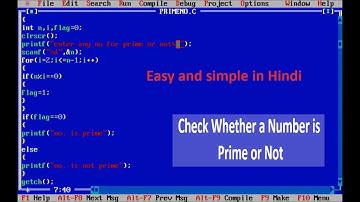 Prime numbers program in c language | C Program to Check Whether a Number is Prime or Not in Hindi
