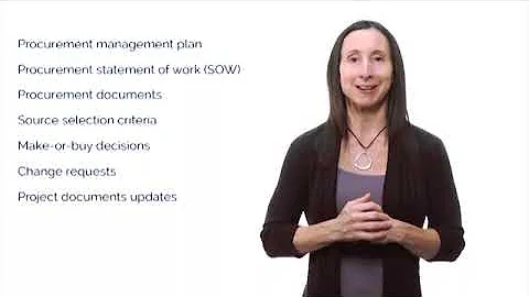 PMP Chap 10: Project Procurement Management Video 3 Plan Procurement Management