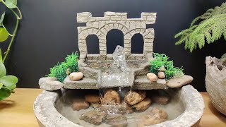 How to make amazing wonderful waterwall fountain water fountain