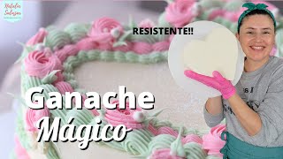 🤩Receta GANACHE MÁGICO, no se pega en las manos| Súper resistente #nataliasalazarpasteleriacreativa