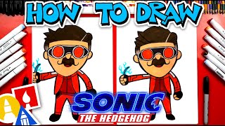 How To Draw Dr Robotnik From Sonic The Hedgehog Movie - #stayhome and draw #withme