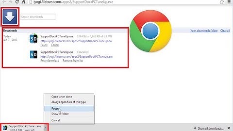 Manage File Downloads on Google™ Chrome on Windows® 8
