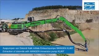 WANGEN KL80T fördert Dolomit