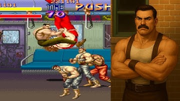 (4K) Final Fight Mike Haggar Arcade [60FPS]